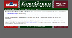 Desktop Screenshot of evergreentaxi.com